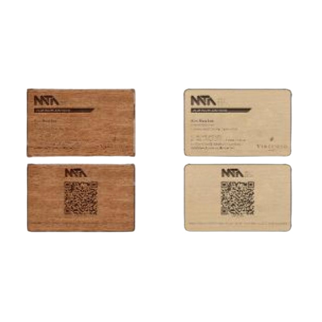Smart business card - bamboo