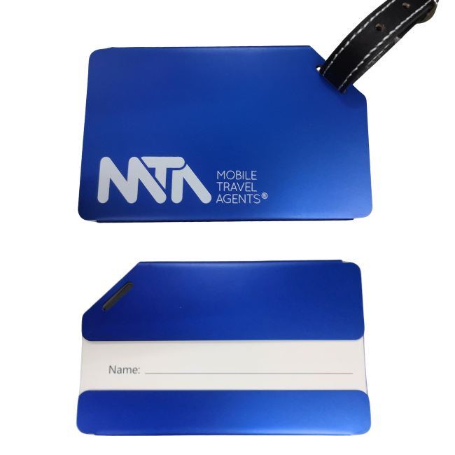 Luggage tag - aluminium pack of ten